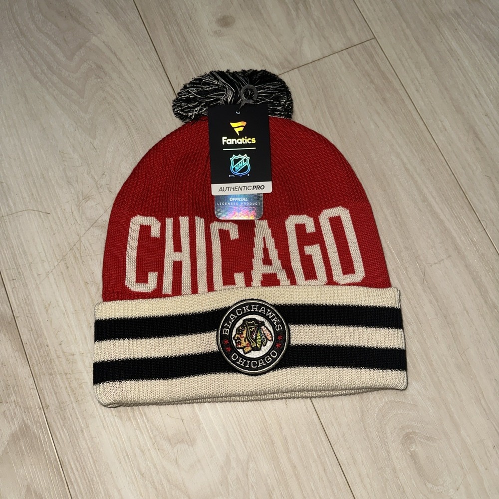 2025 NHL Winter Classic‎ Chicago Blackhawks Beanie NWT $40 Retail Holiday Gifts